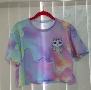 Blackmilk cat crop top